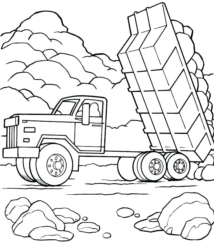 700x806 Peterbilt Coloring Pages Coloring Pages Online Coloring Pages Semi