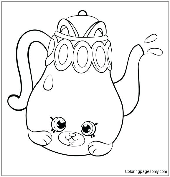 Petkins Coloring Pages Tea Pot Coloring Page Printable Petkins 577x603 Petkins Coloring Pages Tea Pot Coloring Page Printable Petkins