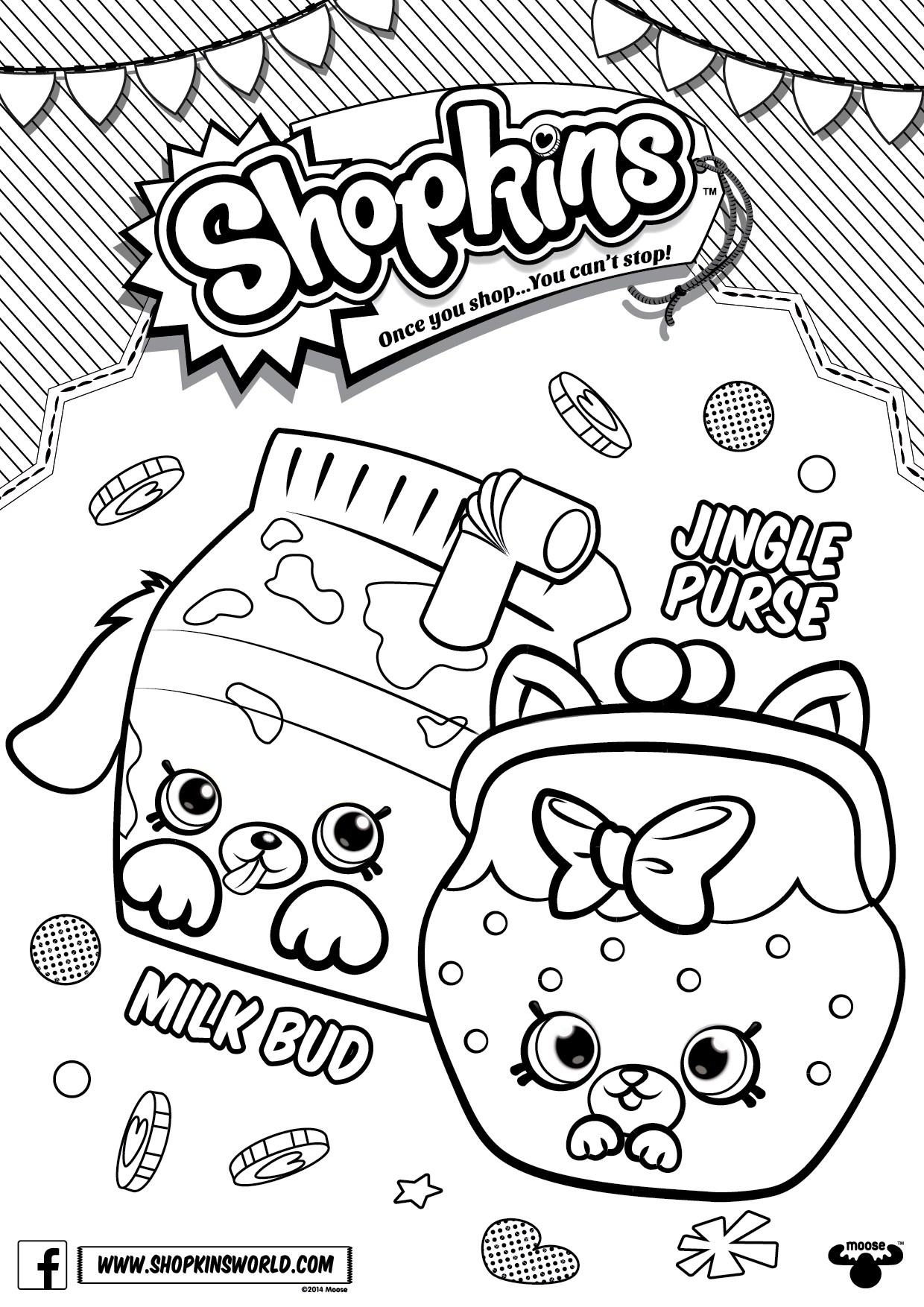 Shopkins Coloring Pages Season 4 Petkins Jingle Purse Milk Bud 1240x1754 Shopkins Coloring Pages Season 4 Petkins Jingle Purse Milk Bud