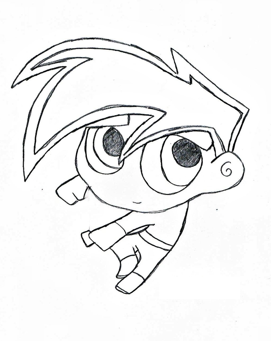 1024x1288 Free Printable Danny Phantom Coloring Pages For Kids