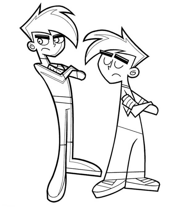 600x685 How To Draw Danny Phantom Coloring Pages Batch Coloring