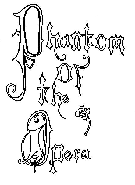 443x606 Phantom Of The Opera Coloring Pages Printable Coloring Pages