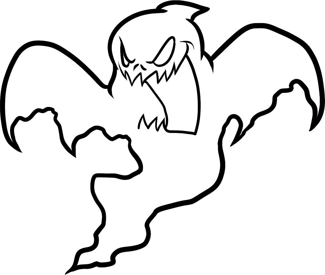 1111x941 Top 80 Ghost Coloring Pages