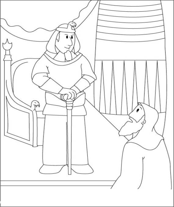 Moses Coloring Pages 570x675 Moses Coloring Pages