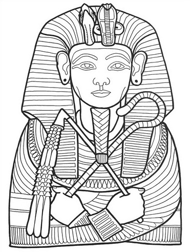 Pharaoh Coloring Page at GetColorings.com | Free printable colorings ...