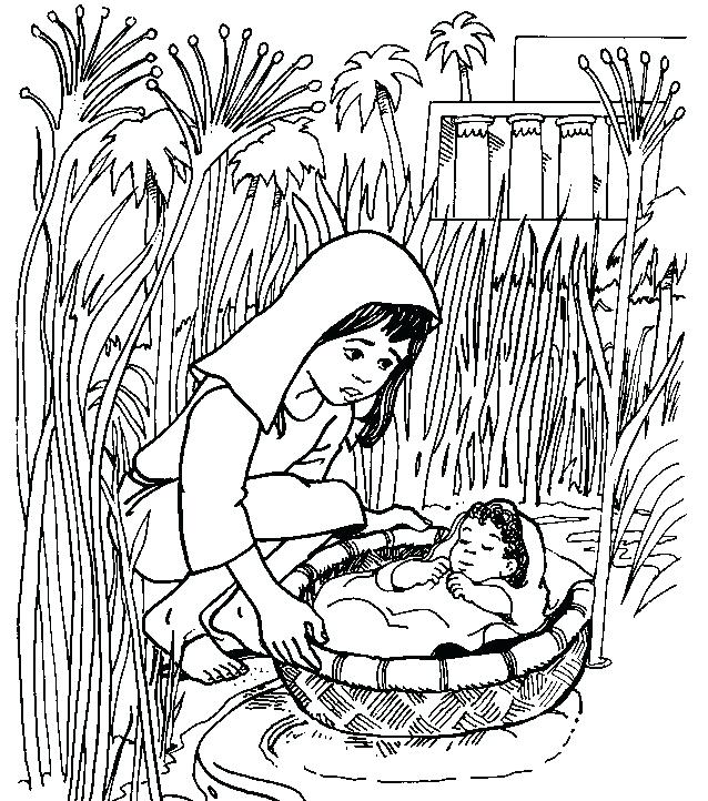 Baby Moses Coloring Page And Pharaoh Coloring Pages Baby Moses 638x722 Baby Moses Coloring Page And Pharaoh Coloring Pages Baby Moses