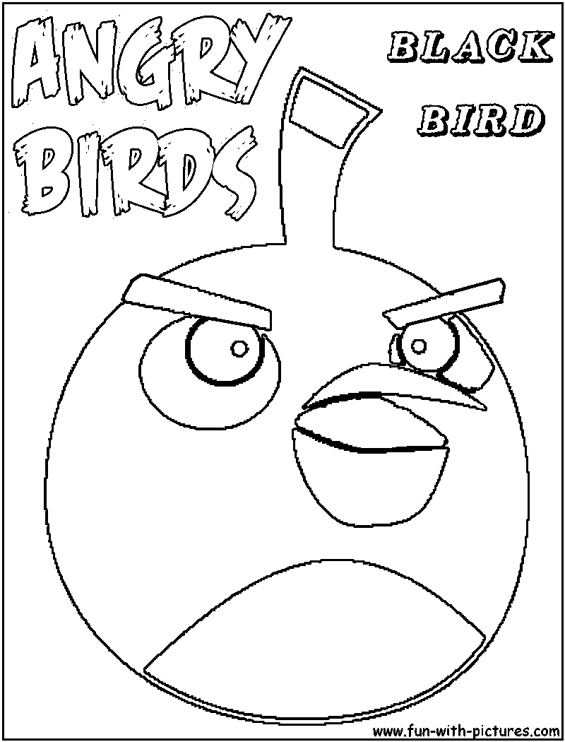 800x1050 Angry Birds Coloring Pages Free