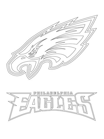 Eagles Coloring Pages Philadelphia Eagles Logo Coloring Page Free 360x480 Eagles Coloring Pages Philadelphia Eagles Logo Coloring Page Free