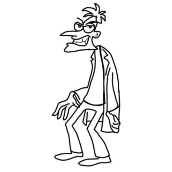 595x595 Kids N 31 Coloring Pages Of Phineas And Ferb