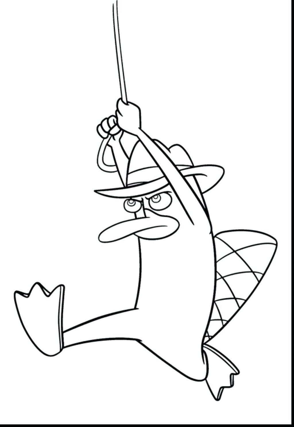 1024x1489 Coloring Pages ~ Phineas And Ferb Coloring Pages Fantastic
