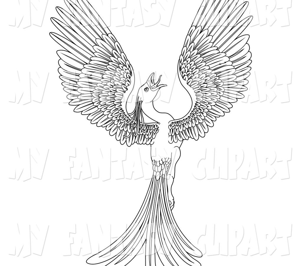 Phoenix Bird Coloring Pages at GetColorings.com | Free printable ...