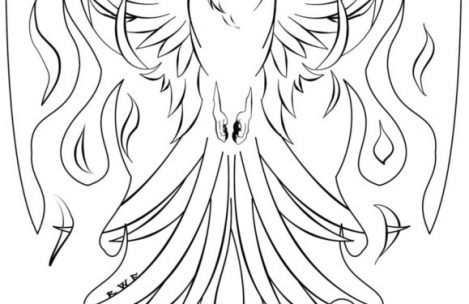 469x304 Phoenix Coloring Pages Just Colorings