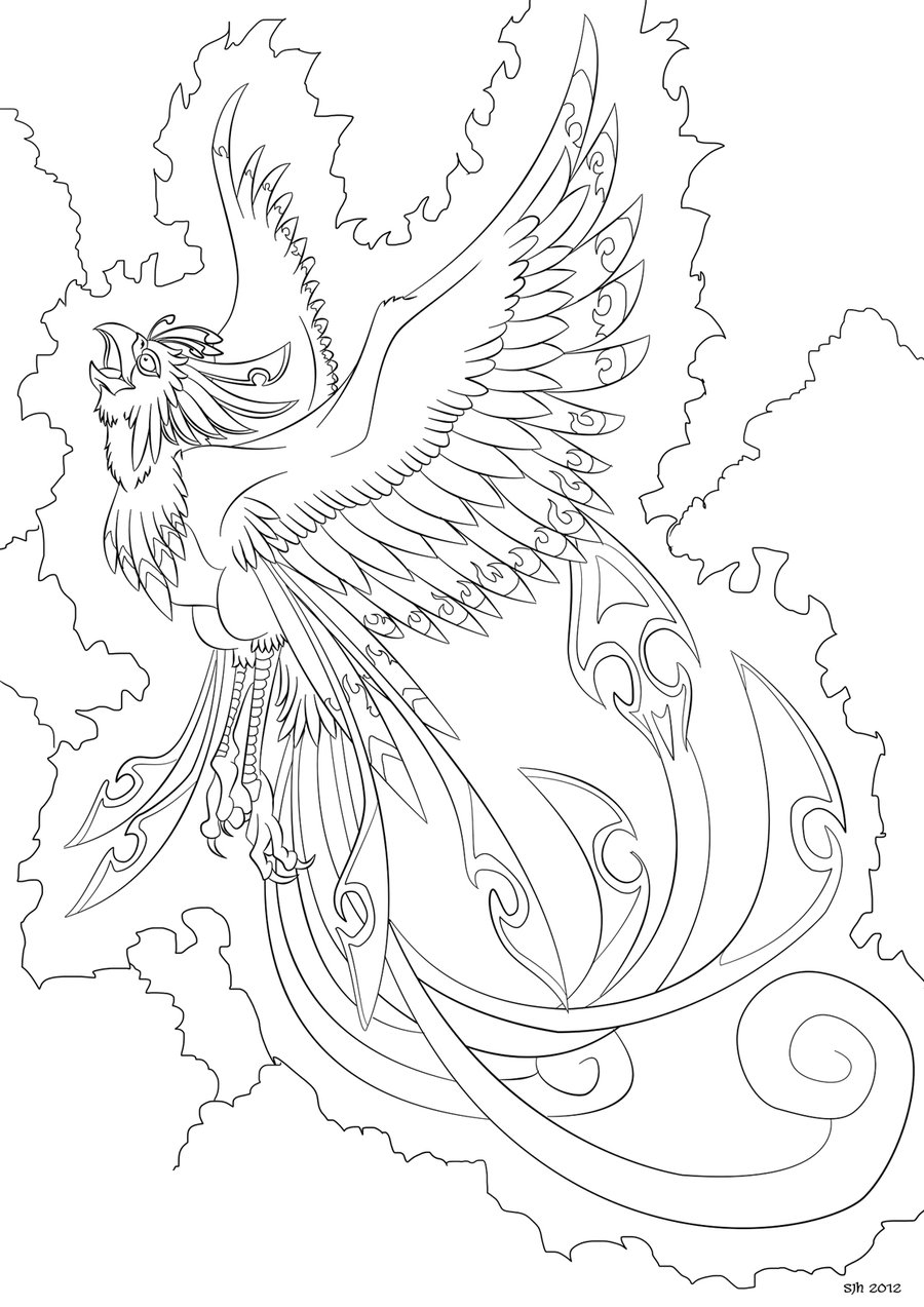 900x1273 Best Of Phoenix Coloring Pages Free Coloring Pages Download