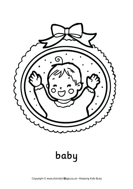 460x650 Baby Color Pages Baby Color Pages Baby Frame Colouring Page