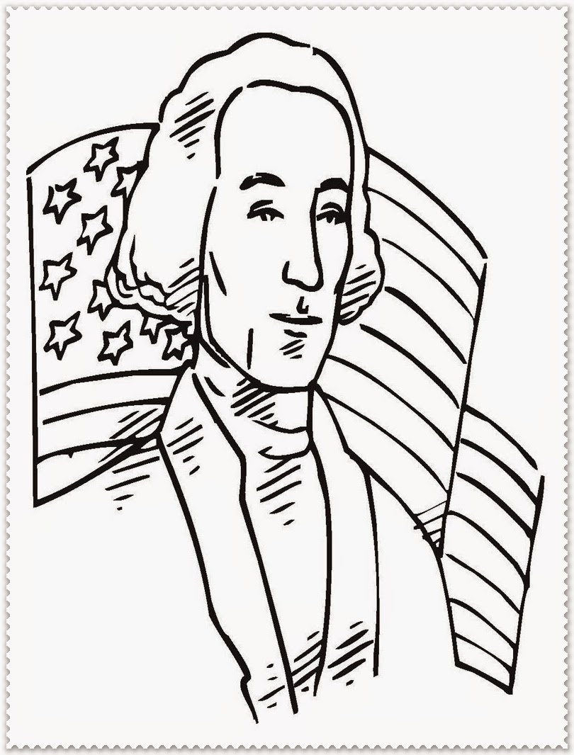 810x1066 George Washington Coloring Pages
