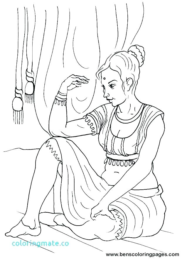 620x884 American Indian Coloring Pages