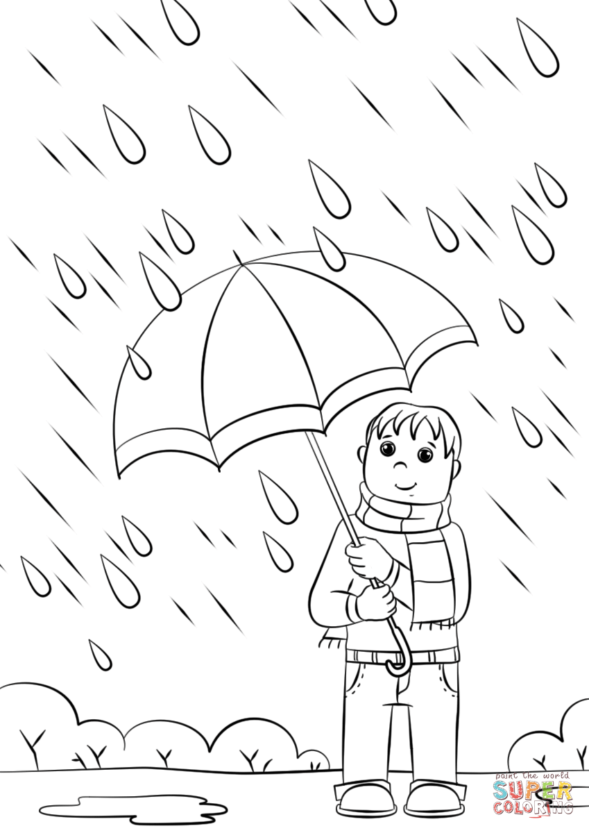 849x1200 Value Rainy Day Colouring Pages Coloring Page Free Printable