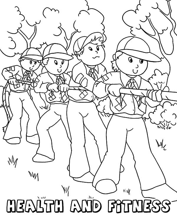 Physical Education Coloring Pages at GetColorings.com | Free printable ...