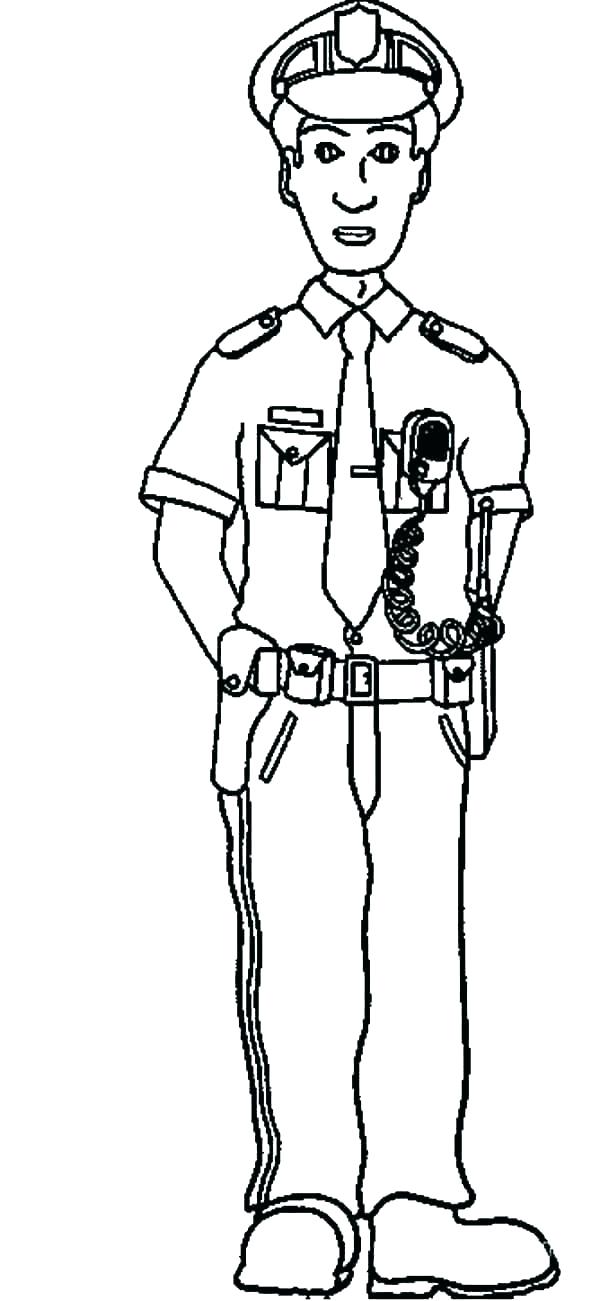 Police Officer Coloring Page Pages And Pi Female 600x1301 Police Officer Coloring Page Pages And Pi Female