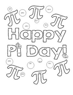 235x305 Free Pi Day Coloring Sheets