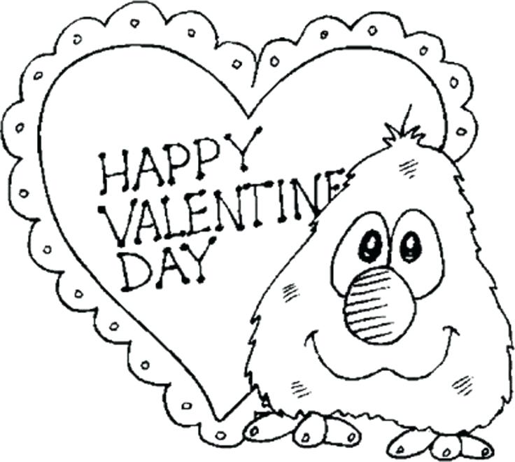 736x660 Free Printable Valentines Day Coloring Pages For Adults Activities