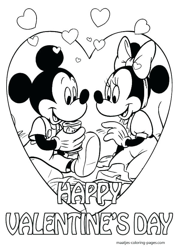 595x842 Valentine Coloring Printables
