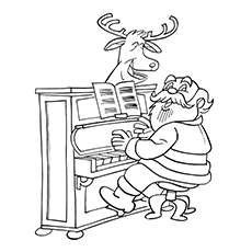 Piano Coloring Pages