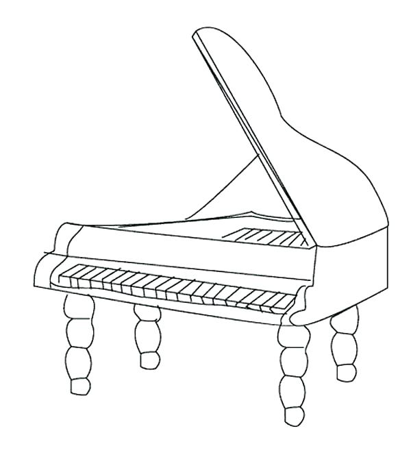Piano Coloring Pages Trombone Coloring Page Musical Instruments 600x686 Piano Coloring Pages Trombone Coloring Page Musical Instruments