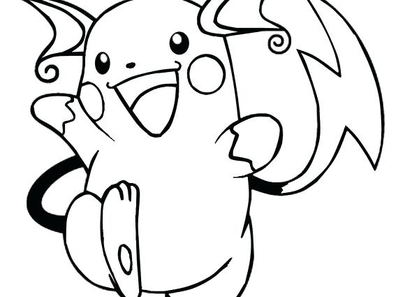 600x425 Pichu Coloring Pages Coloring Pages Com Pichu Pikachu Raichu