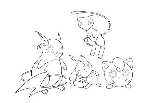 600x405 Pichu Coloring Pages P Is For Coloring Page Pichu Coloring Pages