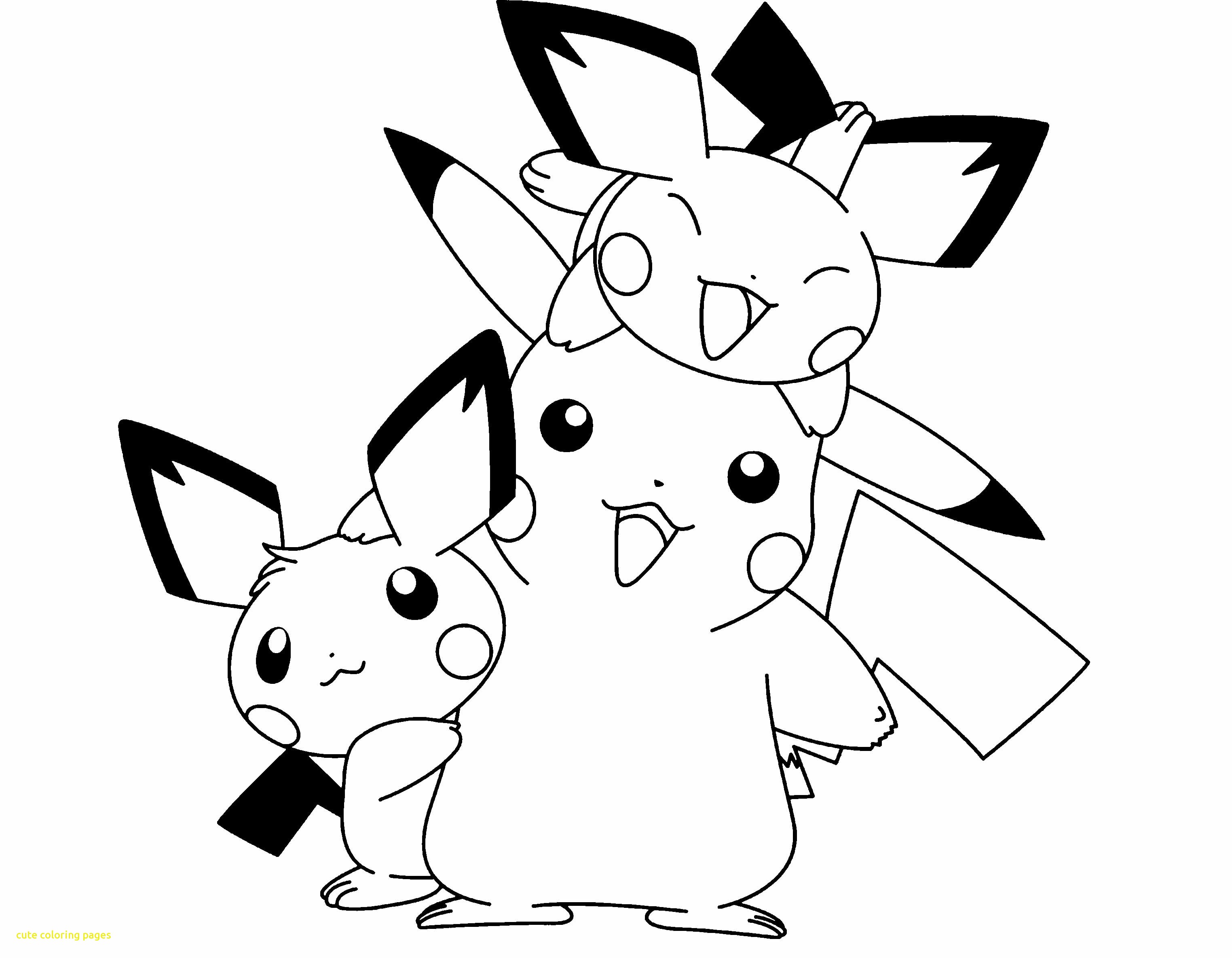 3047x2369 Cute Coloring Pages With Pokemon Pikachu And Two Friends Are Cute