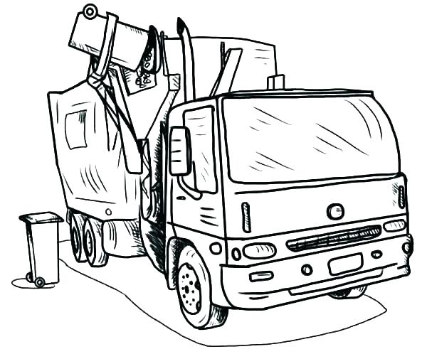 600x498 Coloring Pages Truck
