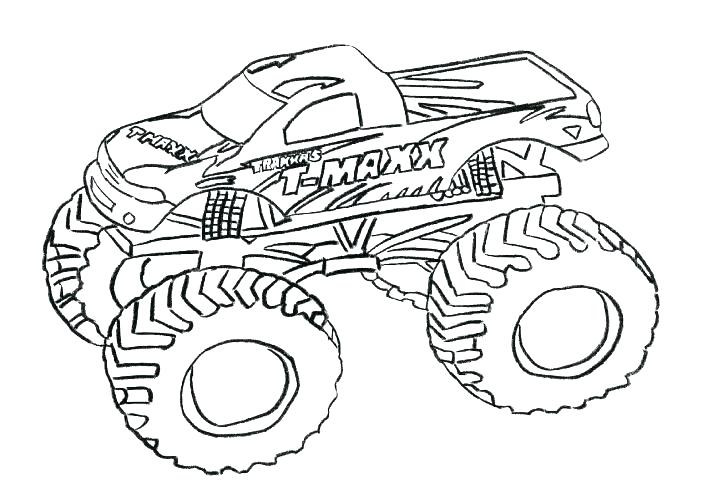 728x484 Monster Trucks Coloring Pages Best Grave Digger Monster Truck