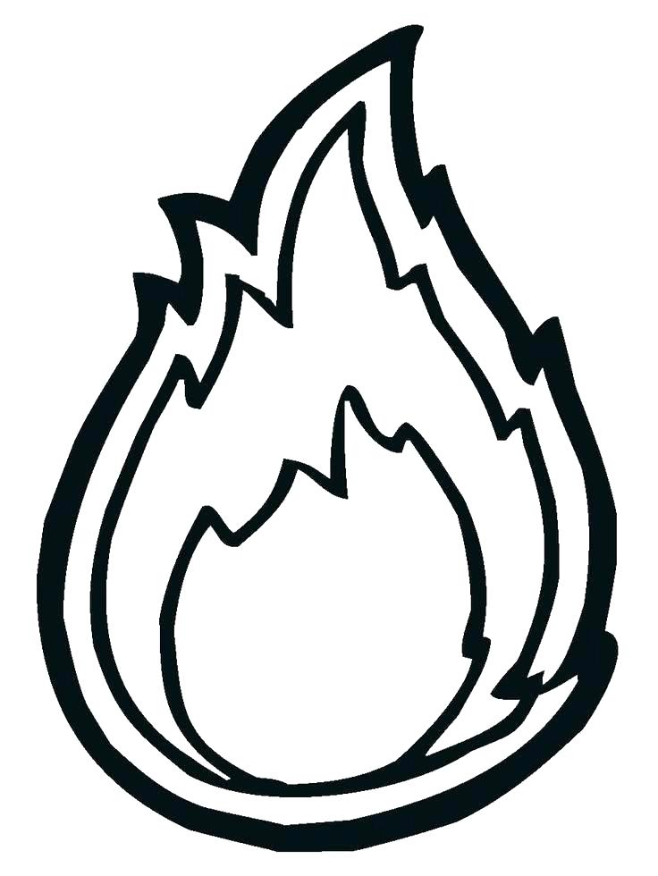 736x980 Flames Coloring Pages