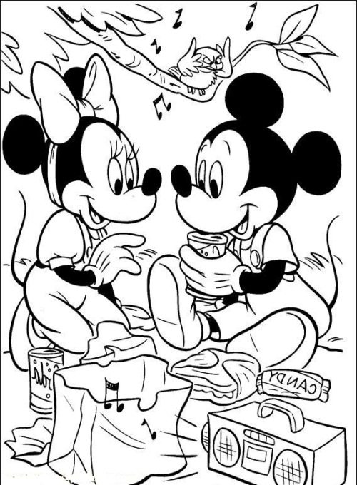 Picnic Coloring Pages at GetColorings.com | Free printable colorings ...