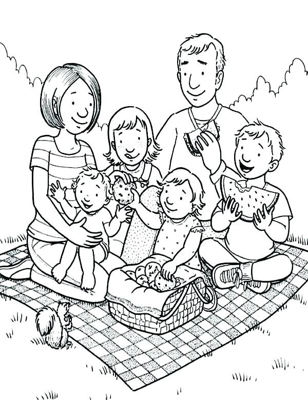 Pack Picnic Coloring Page Picnic Food Coloring Pages Free Pack 600x780 Pack Picnic Coloring Page Picnic Food Coloring Pages Free Pack