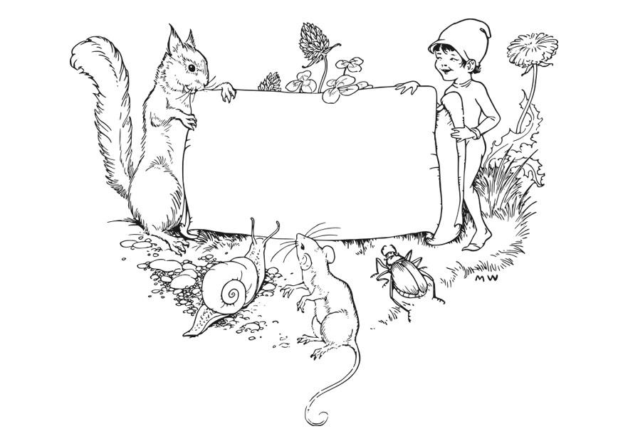875x620 Coloring Page Frame