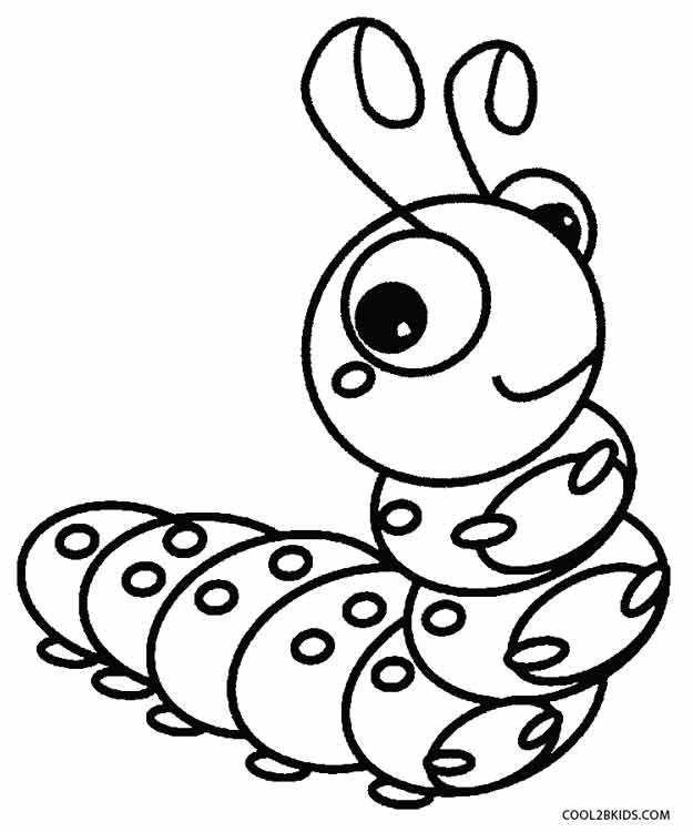 625x750 Printable Caterpillar Coloring Pages For Kids Cool2bkids