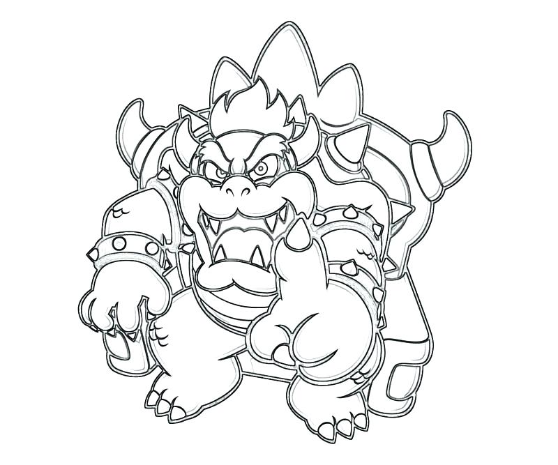 800x667 Coloring Page Bowser Jr Coloring Pages Printable Coloring Page