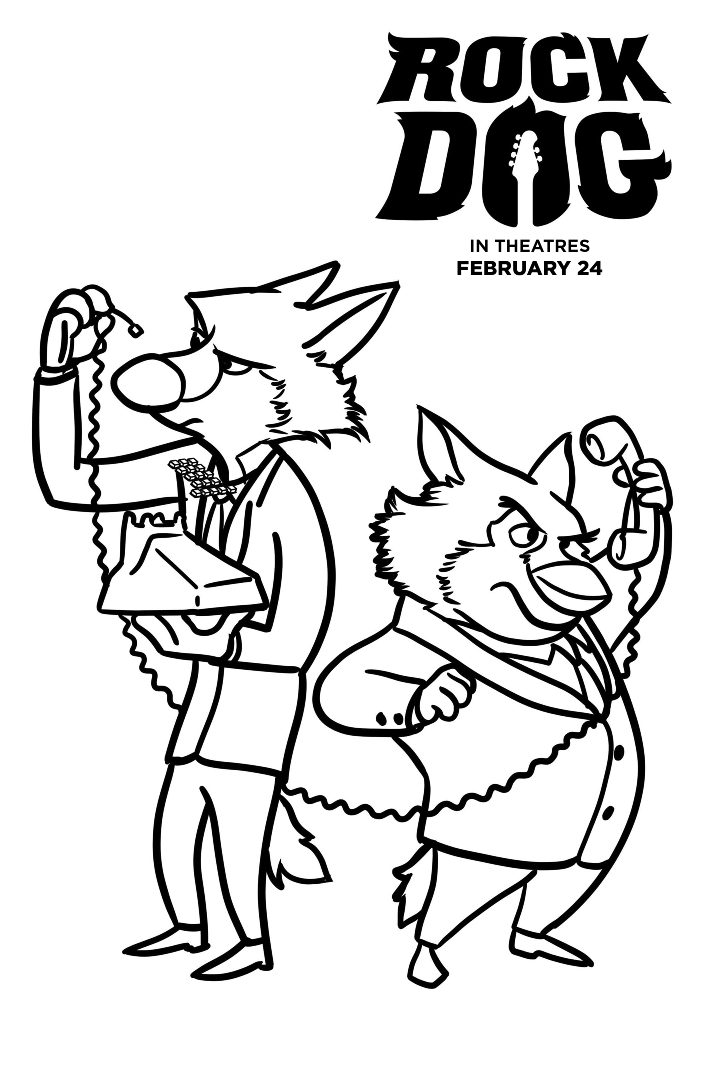 704x1088 Free Rock Dog Coloring Pages