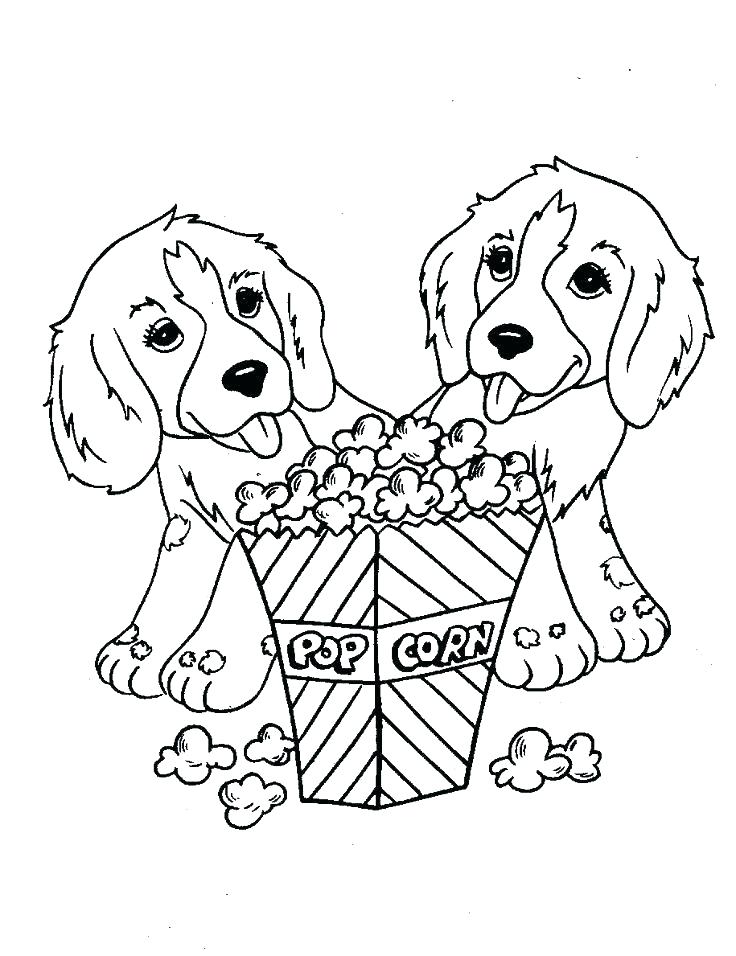 736x956 Cute Dogs Coloring Pages