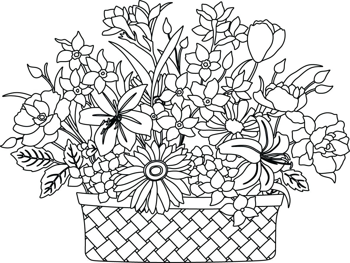 New Printable Flower Bouquet Coloring Pages Gallery Printable 1187x895 New Printable Flower Bouquet Coloring Pages Gallery Printable