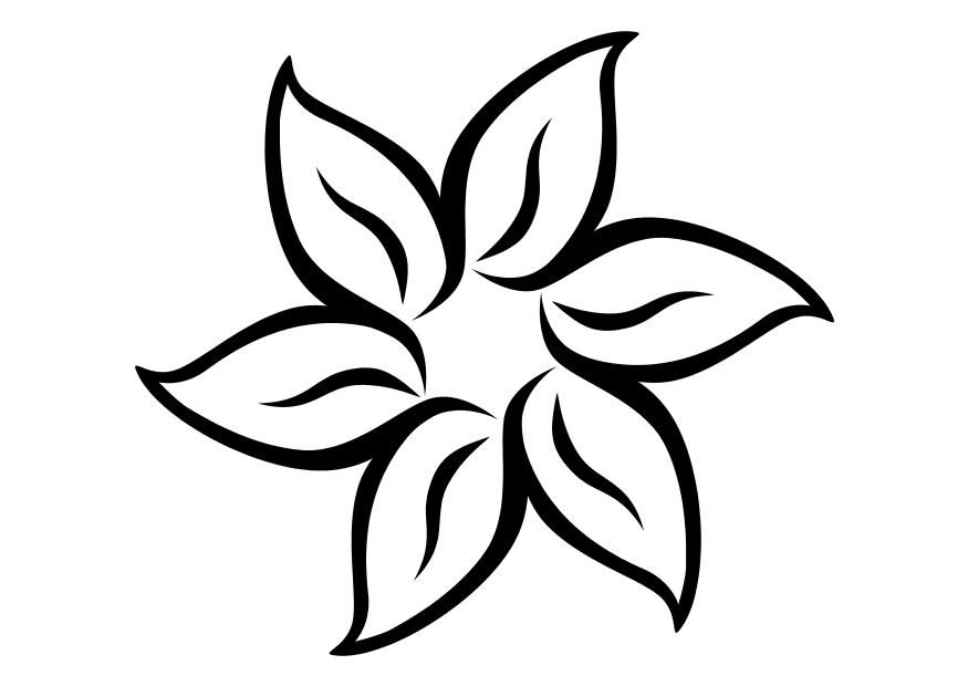 Summer Flower Coloring Pages 875x620 Summer Flower Coloring Pages