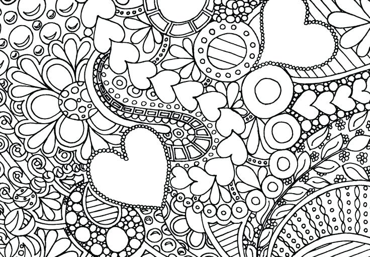 Coloring Pages Hearts Flowers Coloring Pictures Of Flowers 736x511 Coloring Pages Hearts Flowers Coloring Pictures Of Flowers