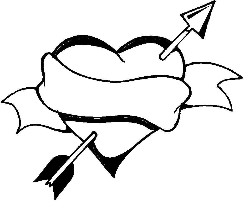 Heart Coloring Pages 5 Of Hearts 1024x842 Heart Coloring Pages 5 Of Hearts