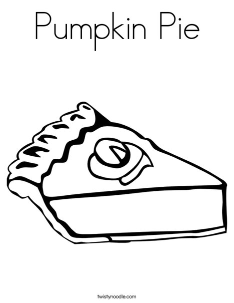 Pumpkin Pie Coloring Page 468x605 Pumpkin Pie Coloring Page