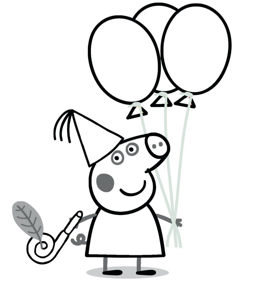 Coloring Pages ~ Peppa Pig Coloring Page Drawing Templates Pages 1024x1169 Coloring Pages ~ Peppa Pig Coloring Page Drawing Templates Pages
