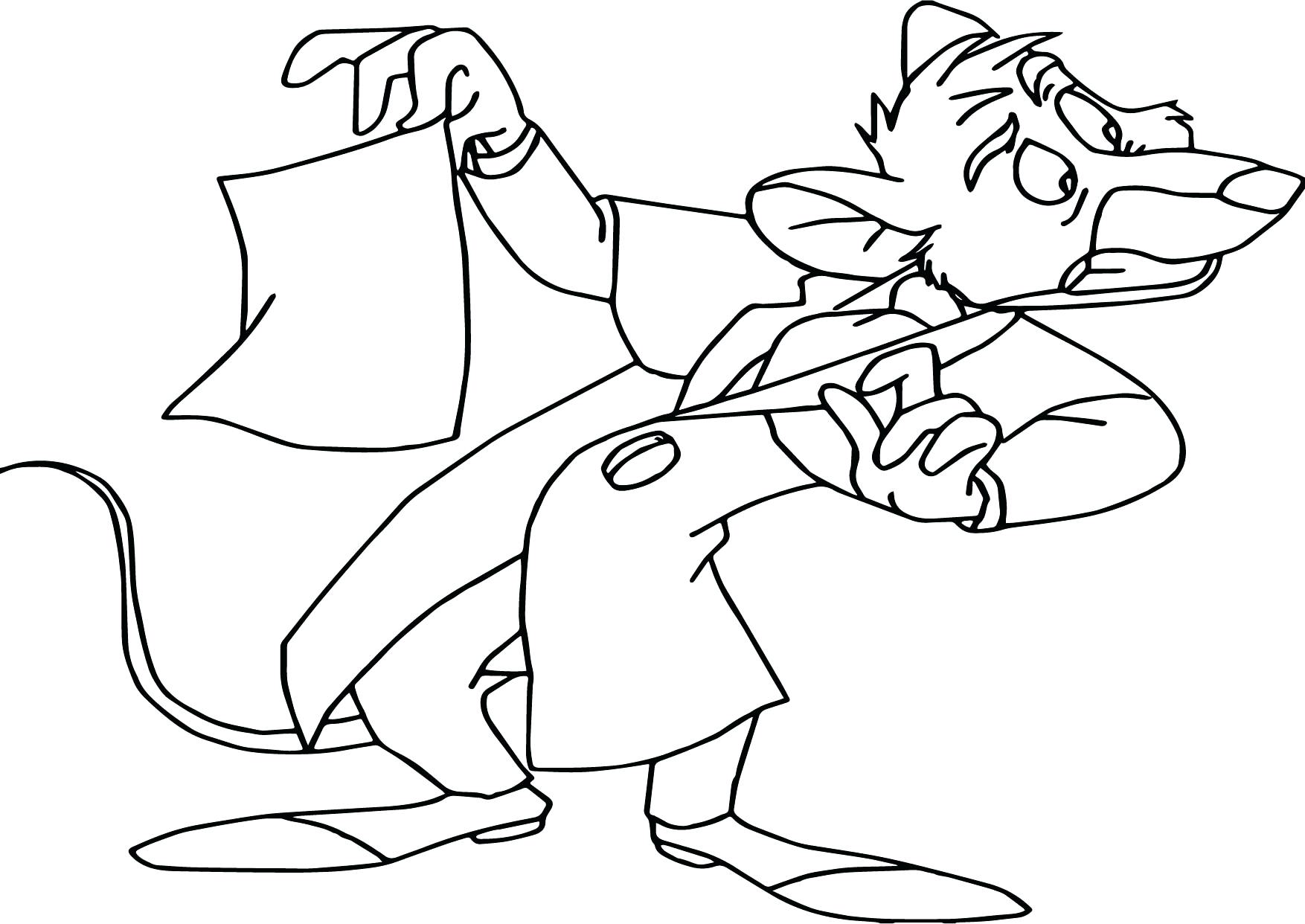 1754x1242 Coloring Pages For Adults Only The Great Mouse Detective Basil