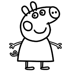 230x230 Top 15 Free Printable Peppa Pig Coloring Pages Online