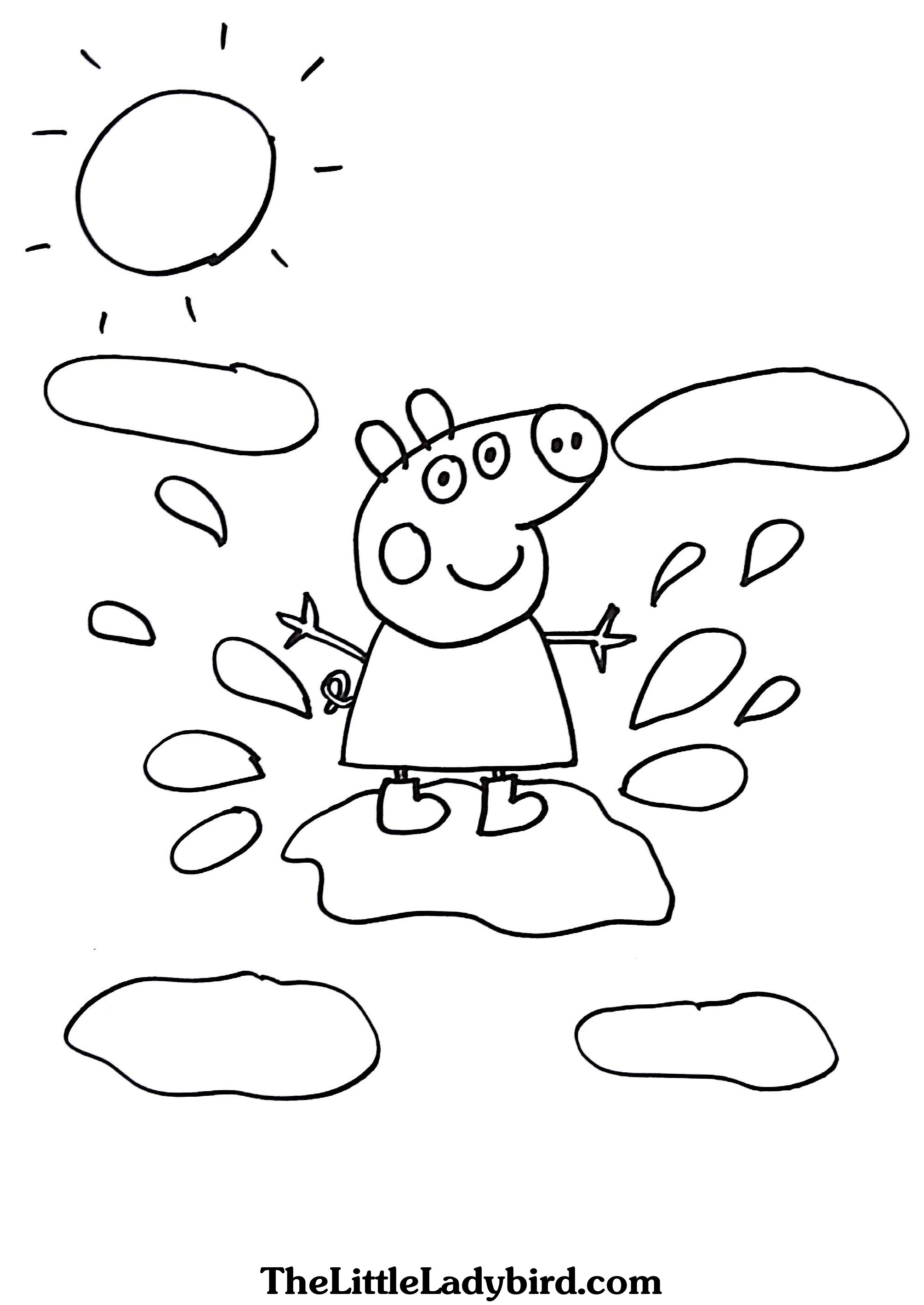 Revealing Peppa Pig House Coloring Pages Book L For Children 2010x2838 Revealing Peppa Pig House Coloring Pages Book L For Children